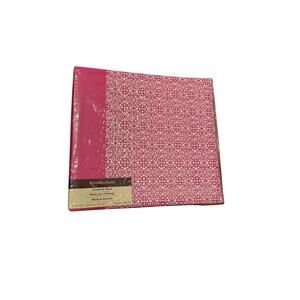 Recollections Pink 12x12 Album Floral Pattern Hard Cover Scrap Craft Memory Book